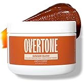 Overtone Semi Permanent Hair Color Conditioner, Ginger Glow, 8 oz, Nourishing, Damage-Free, Color Depositing Mask for All Hair Types with Shea Butter & Coconut Oil, Vegan & Cruelty-Free