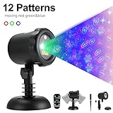 Bellar outdoor laser christmas light,Moving 12 Pattern Laser Lights Projector