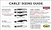 Cablz Zipz Adjustable Eyewear Retainer | Adjustable, Lightweight, Low Profile, Off-The-Neck Eyewear Retainer Strap | Black | 14