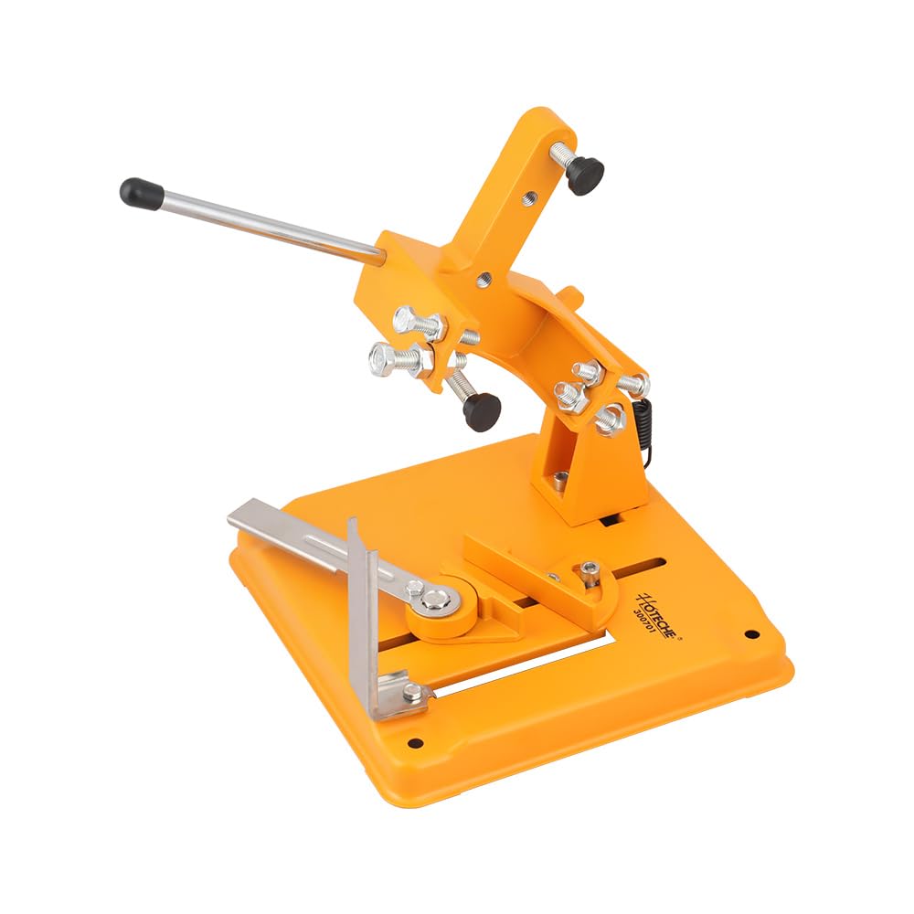 Hoteche Angle Grinder Holder 115/125 mm Aluminium Separator Stand for Angle Grinder with Robust Design, Suitable for 115 mm - 125 mm Diameter, Packed in Coloured Box