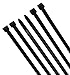 Multi-Purpose Strong Cable Ties (Pack of 100), 50 lbs, Black, Self Locking Zip Ties (12 inch)