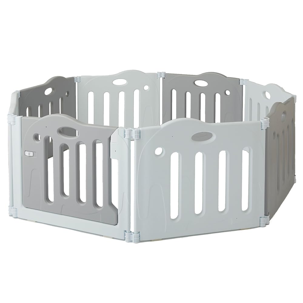 日本育児 たためるベビーサークルpawoo グレーの商品画像