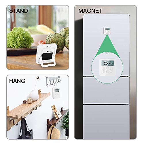 Kissarex Digital Kitchen Countdown Timer Teachers Classroom Counter Large LCD Loud