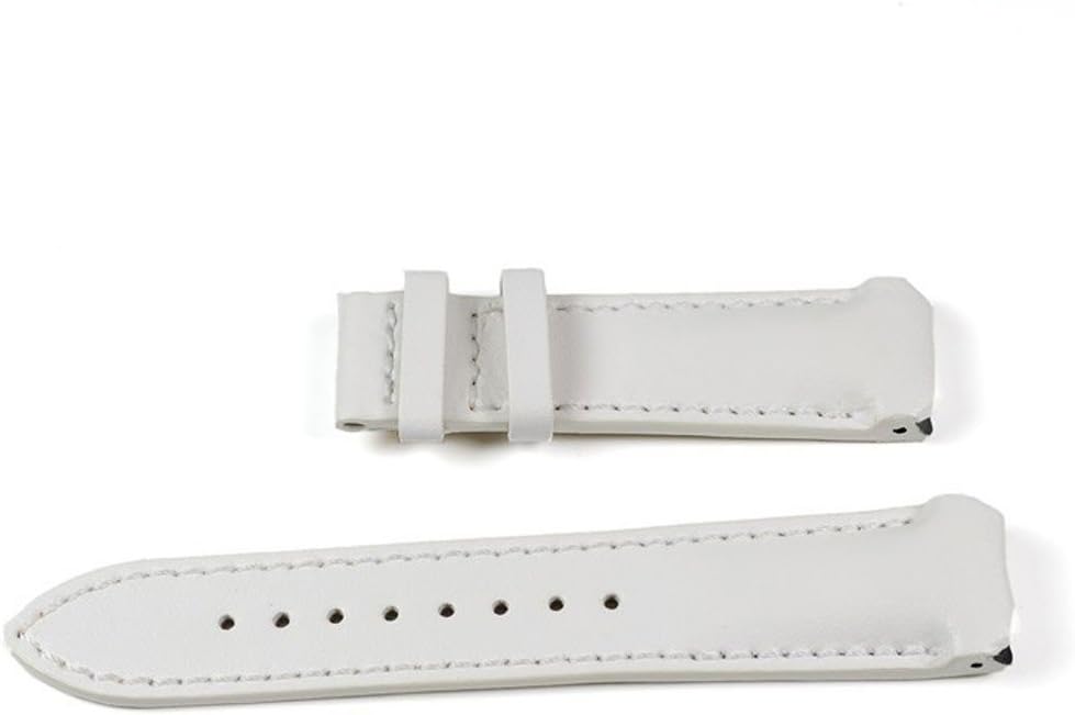 White Calf Leather Strap for Tissot T-Touch T610014627 Models Z252
