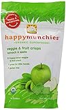 Happy Family happy munchies Veggie & Fruit Crisps - Apple & Spinach - 1 oz