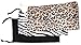 ANIMAL PRINT Eyeglasses Sunglasses Soft Cloth Felt Like Pouch Bag Case (3 Pcs)