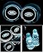 JSAMZ Car Logo LED Cup Pad led cup coaster USB Charging Mat Luminescent Cup Pad LED Mat Interior Atmosphere Lamp Decoration Light ( Land rover )