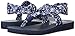 Skechers Cali Women's Meditation Squad Goals Toe Ring Sandal, Navy Bandana, 9 M US