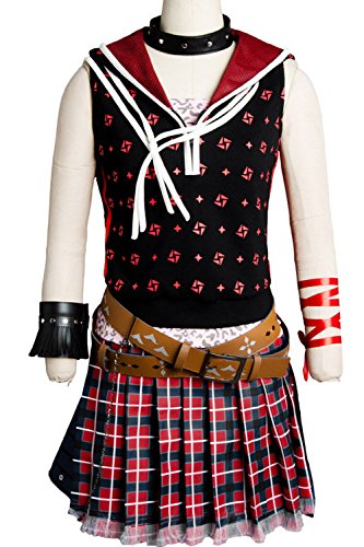 Women's Cosplay Costume Final Fantasy XV FF 15 Iris Amicitia Uniform Dress Suit Set