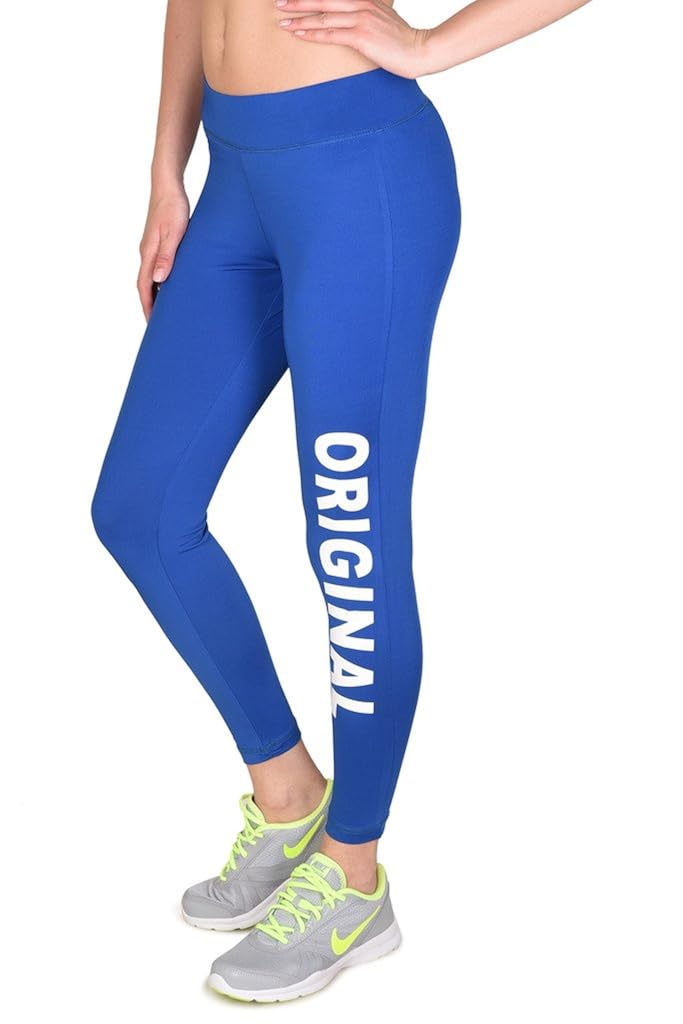 onesport women's polyester spandex jersey royal blue tights(onsp12rb-p)