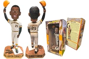Alberts Gifts Roberto Clemente Painted Bobblehead