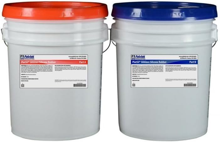 Polytek PlatSil SiliGlass Platinum Silicone Rubber (80lb Kit)