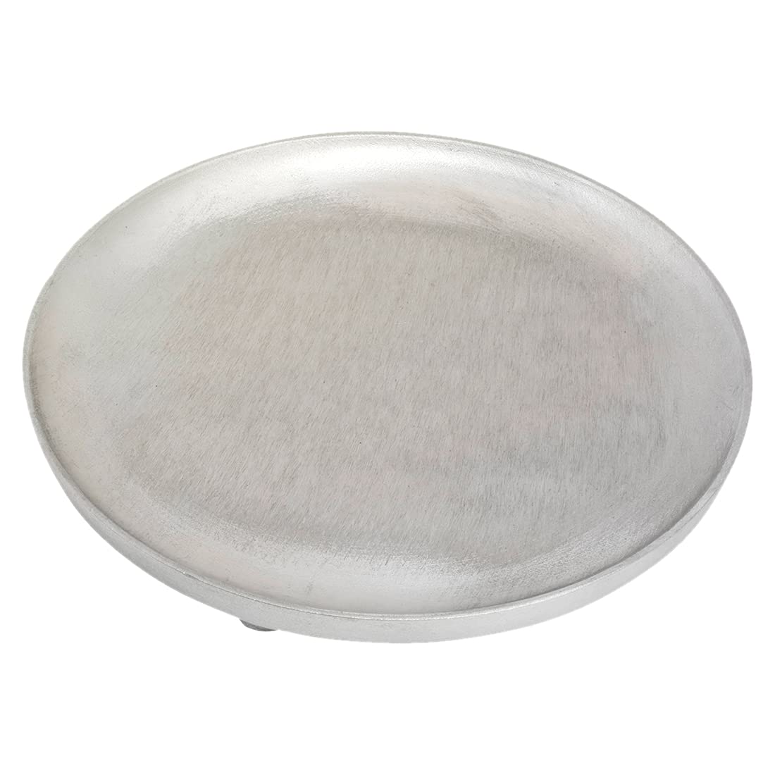 NKlaus Candle Plate Aluminium round Ø 17cm Candle Holder Coaster matt Table Decoration 10440
