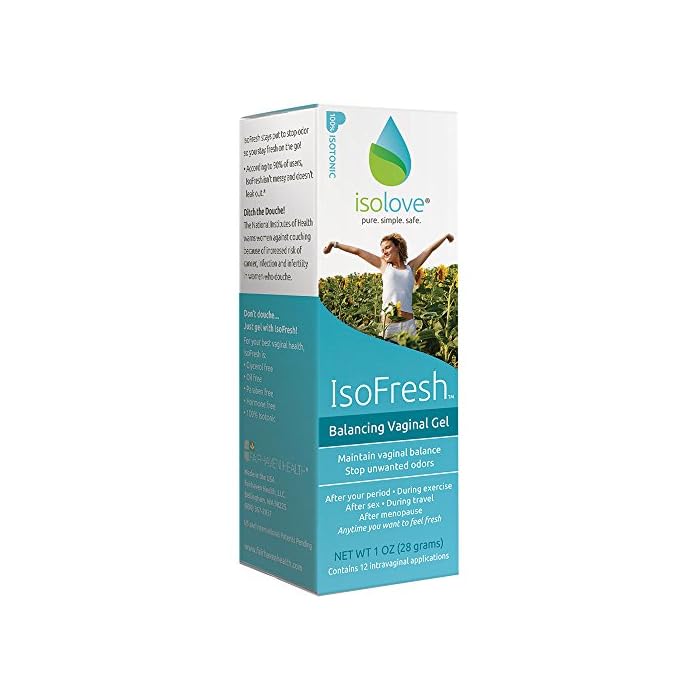 Fairhaven Health IsoFresh Balancing Vaginal Gel, Stop Feminine Odor, Yeast Balance, Paraben-Free, Promote Lower pH…