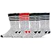 Eco Friendly Heavy Weight Recyled Cotton Winter Thermal Boot Socks 4 Pair (9-11, Multi Stripe)