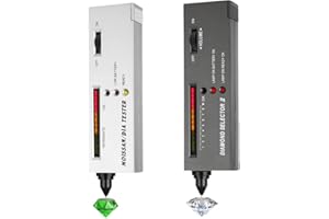 DIYEENI Tester Tool Sets, Practical Jewelry Selectors, Hight Accuracy Moissanite Testers with Testing Tray, for Novice and Expert, Thermal Conductivity Meter