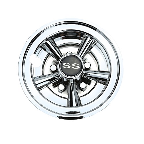 10l0l golf cart ss wheel covers hub caps yamaha club car ez-go pa…