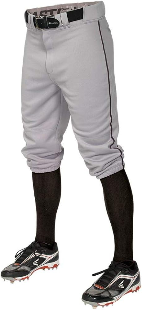EASTON PRO+ KNICKER Baseball Pant, Youth, Solid & Piped Colors: Clothing