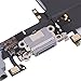 Unifix Charging Port Dock Connector with Charger Port, Headphone Jack and Mic Replacement Part for iPhone 6S (Gray) + Repair Toolkit