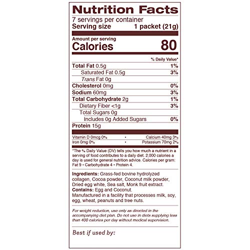 Dr. Kellyann Keto Cocoa Hot Chocolate Packets To Go by Bone Broth