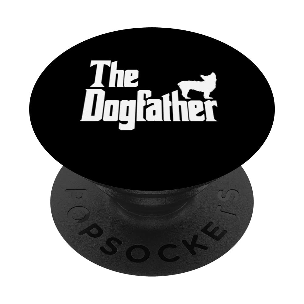 The dogfather Yorkshire Terrier funny PopSockets Swappable PopGrip
