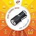 Foursevens Mini TURBO MKIII LED Flashlight, Super Bright and Compact EDC Pocket Flashlight with 6 Configurable Modes: Low, Med, High, Strobe, SOS, Beacon (Light Only)