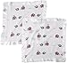 lulujo Baby Piece Cotton Muslin Security Blankets