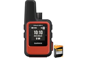 Garmin 010-02602-00 inReach Mini 2 Portable Satellite Communicator/GPS Navigator, Flame Red Bundle with 2 YR Premium Extended Service Protection Plan
