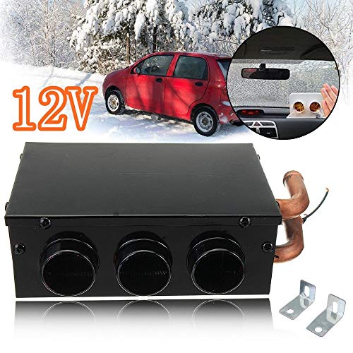Car Electrical Appliances Heating & Fans 3 Holes 12V 60W Portable Car Vehicle Heating Heater Automatic Warmer Low Noise Vehicle Window Glass Defroster Demister