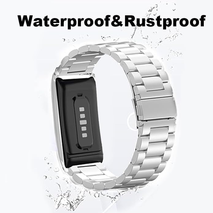 TGIYK Replacement Stainless Steel Band for WHOOP 5.0 4.0 Life MG, Peak, One – Quick Release Metal Strap with Folding Clasp, Adjustable Wristband for Men & Women