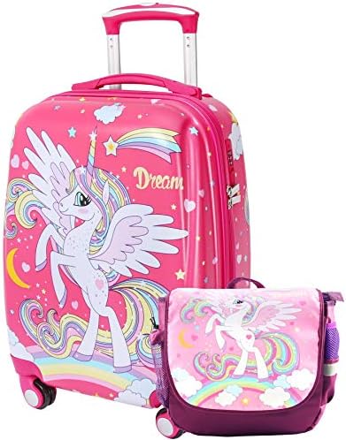 girls personalized luggage