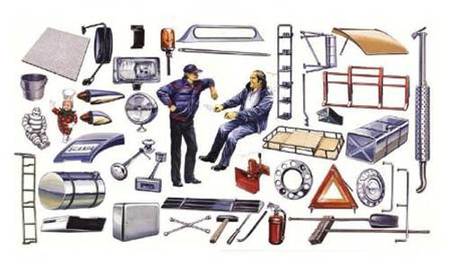 Italeri Truck Stop Accessories
