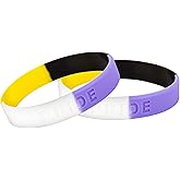 Transgender, Rainbow Gay Pride, Bisexual, Pansexual, Asexual Silicone Bracelets – LGBTQ+ Wristbands for Pride Month, Parades, Events, Fundraisers, Awareness & Support – Unisex