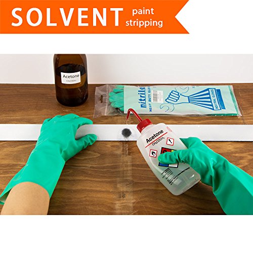 ThxToms (3 Pairs) Reusable Nitrile Gloves, Household Cleaning Gloves for Dishwashing, Latex Rubber Free, Large - Thumbnail 5