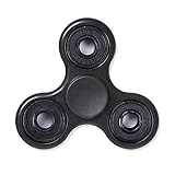 KASST Fidget Spinner Toy Stress Reducer,Hand Spinner Tri-Spinner Fidget Spinner Toy - Perfect For ADD, ADHD, Anxiety, and Autism Adult Children (Black)