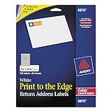 Avery Color Printing Label - 0.75amp;quot; Width x