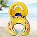 Baby Pool Float with Canopy Inflatable Swimming Floats for Kids - Mommy and Baby