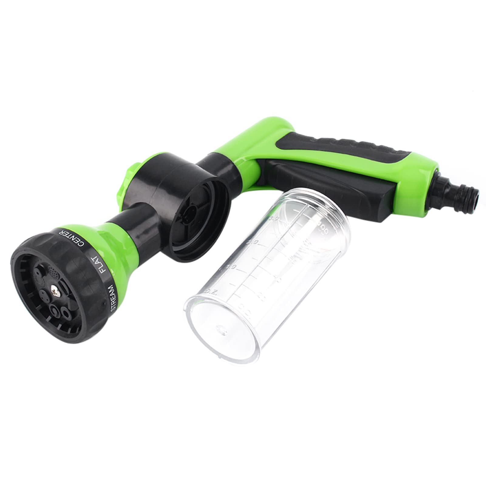 Car Wash Nozzle, Auto Wash Gun, Auto Care Foaming Car Washing Kit Car Wash Gun Spray Nozzle for Garden Hose Adjustable Foam Cannon Gun Hose Sprayer Dispenser Blaster Wash Gun 8 Watering Patterns