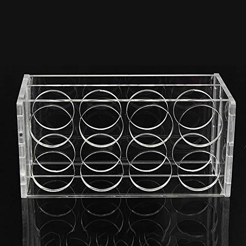 8 Holes Plastic Test Tube Rack Testing Tubes Holder Lab Test Tube Storage Stand 2.8cm Hole Diameter Test Tube Stand Shelf Test Tubing Racks Bracket, Lab School Supplies Laboratory Equipment - Thumbnail 4