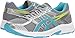 ASICS Women's GEL-Contend 4 Running Shoes, 9, Silver/AQUARIUM/SHARP GREEN