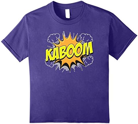 Kids KABOOM COMIC BOOK SOUNDS T-SHIRT 2017 EDITION 10 Purple