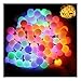 OMGAI Ball Fairy Lights, 17Ft 60 LED Waterproof Color Changing Globe String Lights with Remote Control for Outdoor, Home, Garden, Wedding, Party,Christmas Tree Decoration, Warm White and Multi-Color