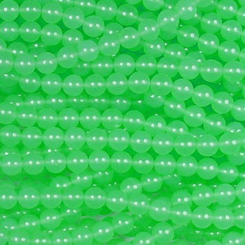 8MM CHRYSOPRASE ROUND LAB CREATED BEAD 16" ST A+ beads