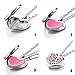 Long Way Stainless Steel Essential Oil Diffuser Necklace Air Freshener Aromatherapy Locket Pendant Necklace with Chain&Pads (Love of Tree)