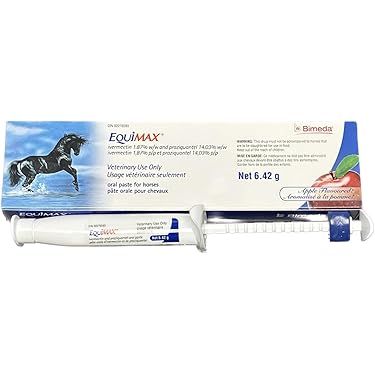 Lot De 4 Pâtes Vermifuges Pour Cheval Saveur Pomme - Design Convivial - Neuf