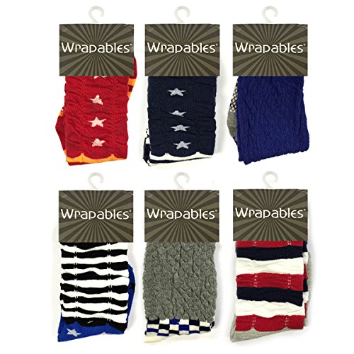 Bowbear 6-Pair Super Cute Baby Socks, Knee High Non-Slip