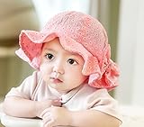 Gongzhumama Baby Girl's Sun Hat with Hair Bow Sun Protection