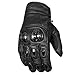 Jackets 4 Bikes Men's Premium Cowhide Leather Motorcycle Gloves Cruising Riding Street Racing ATV Dirt Bike Motocross Palm Sliders Knuckle Armor Protected Powersports Biker Gear Glove Black XL