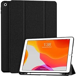 Soke New iPad 10.2 Case with Pencil Holder for iPad