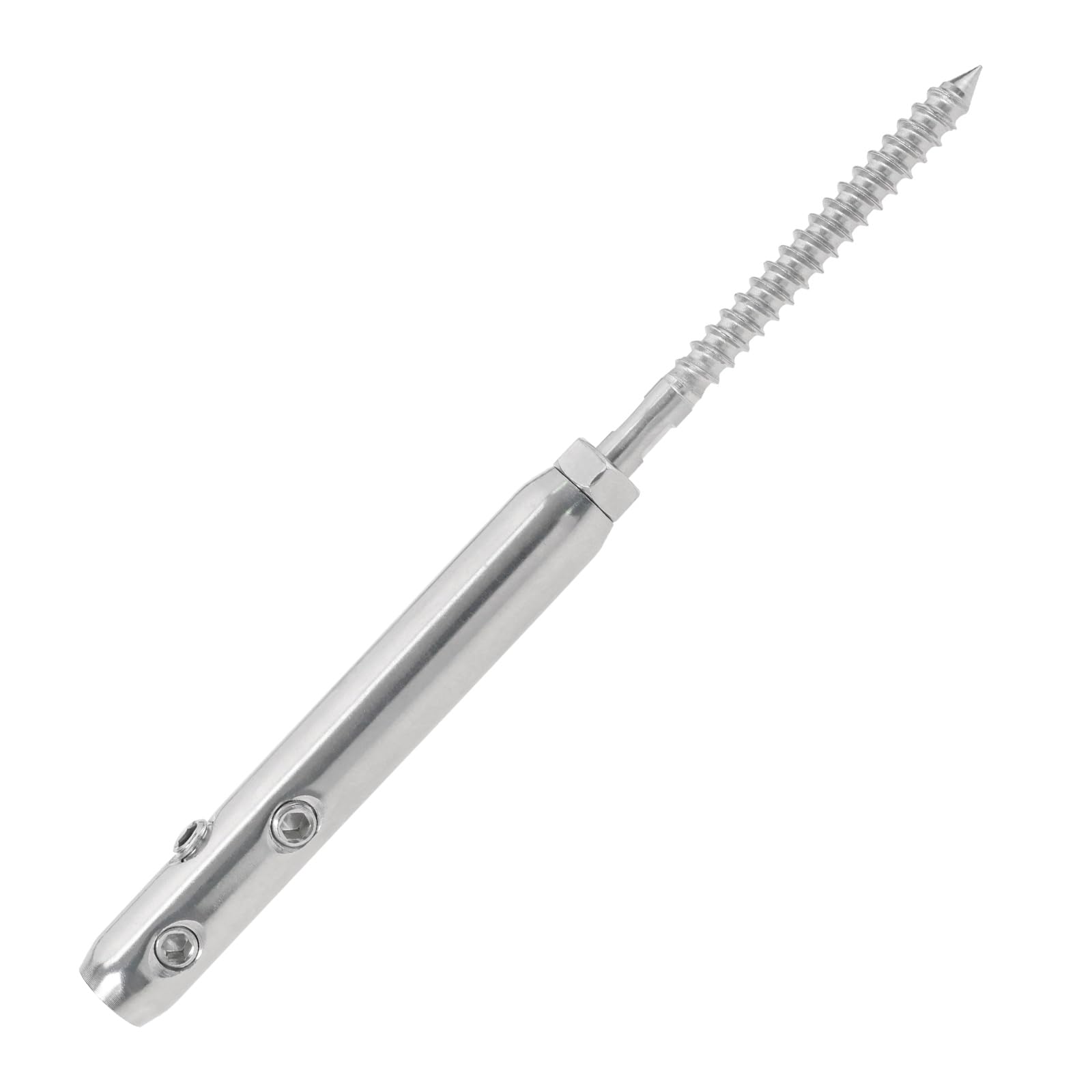 LT Easiyl T316 Stainless Steel Cable Tensioner Installation Screw 4mm Wire Tensioner Heavy Duty Cable Tightener for Fence Wire Tensoiner Clothesline Wire